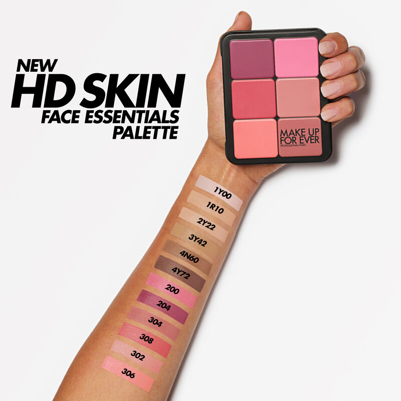 HD SKIN FACE ESSENTIALS PALETTE - Multi-use cream palette: foundation & blush
